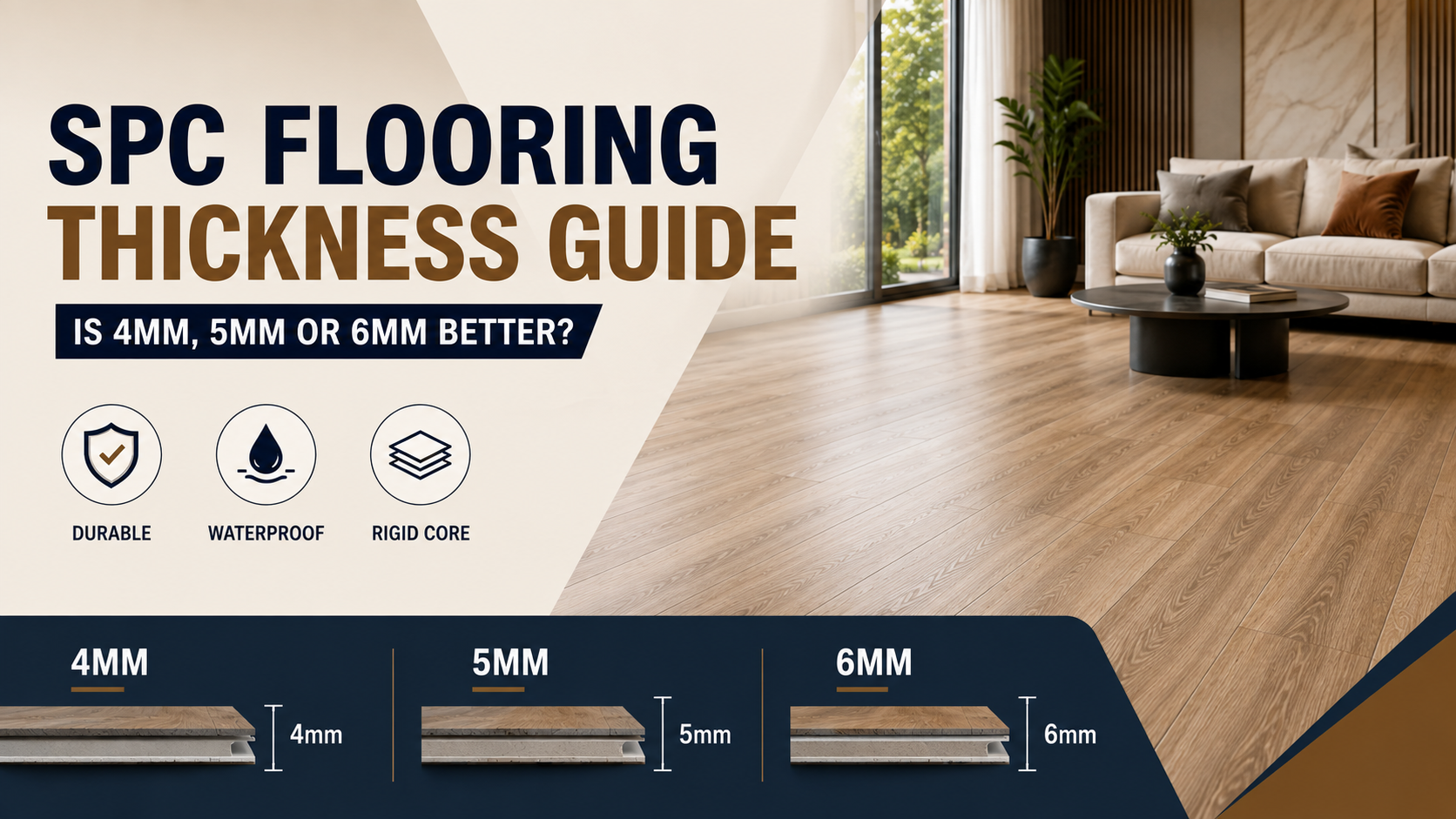 SPC Flooring Thickness Guide: Is 4mm, 5mm or 6mm Better
