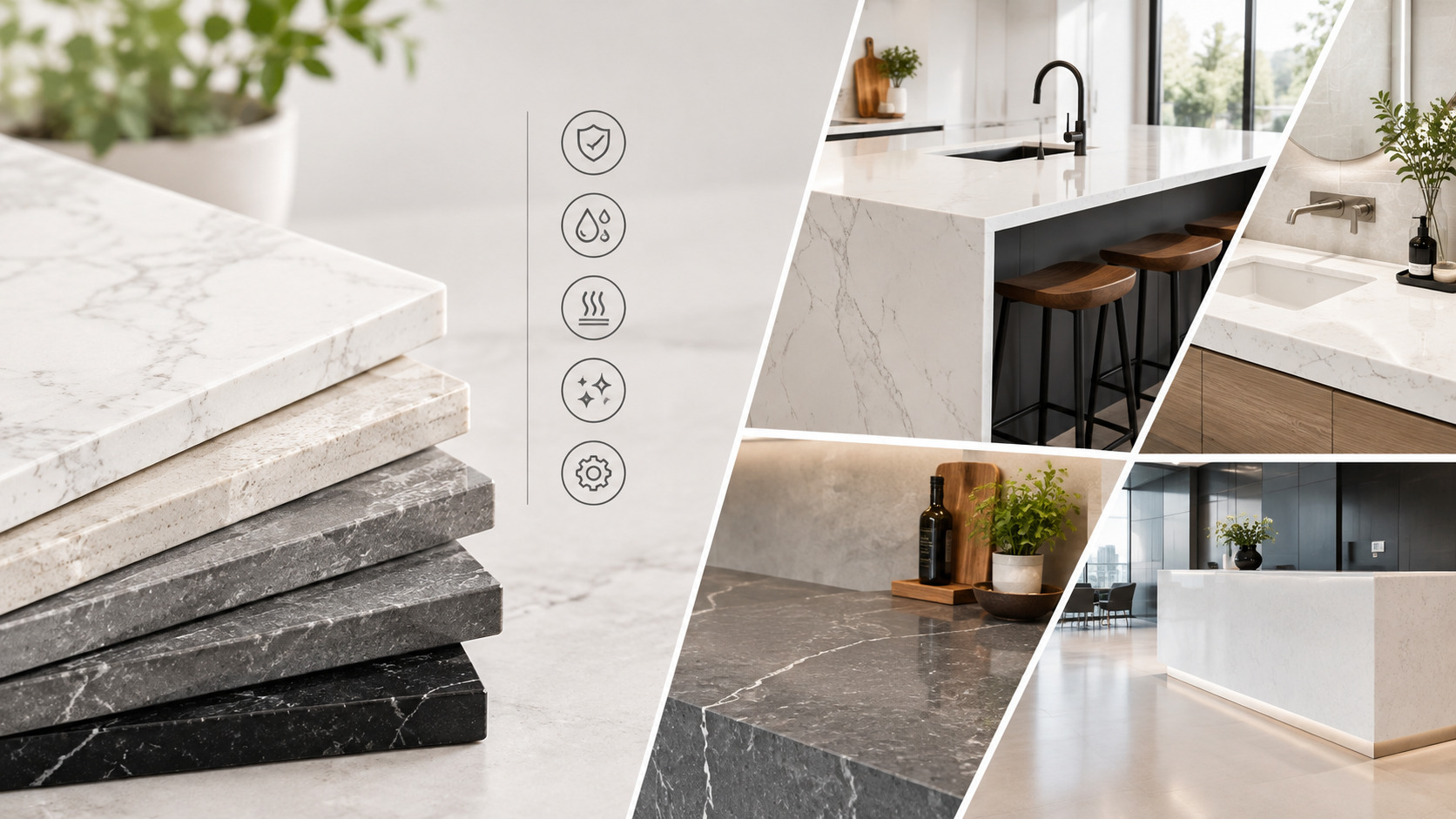 Quartz Surface Selection: How to Match Slab Performance With Application