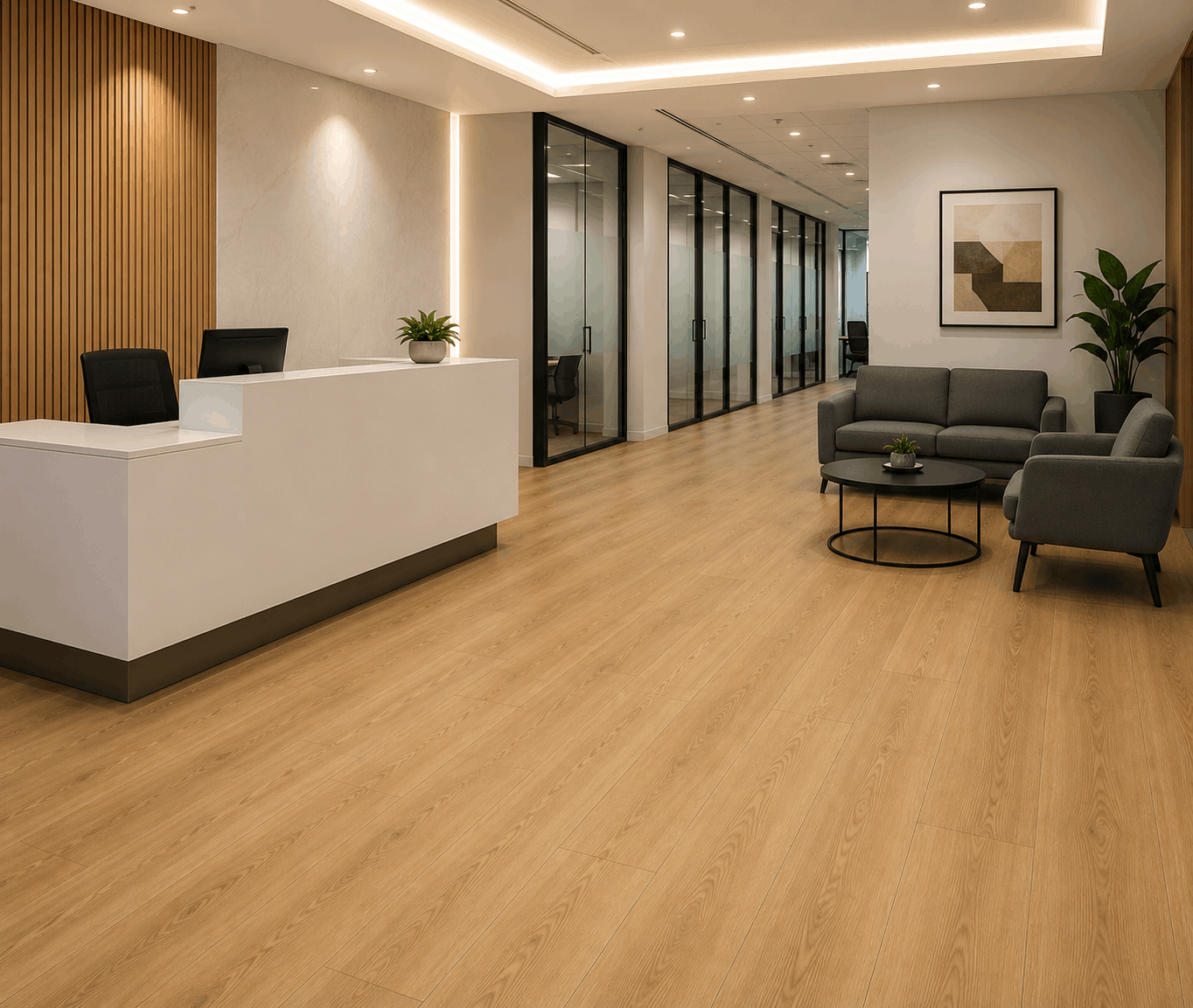 SPC Flooring Installation for a Corporate Office gallery image